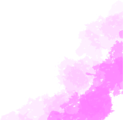 Corner decoration watercolor rough pink